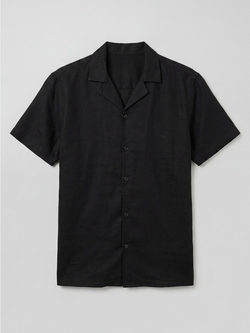 Men’s Black Linen Set | Resort Vacation Beach Outfit - Picture 6 of 8